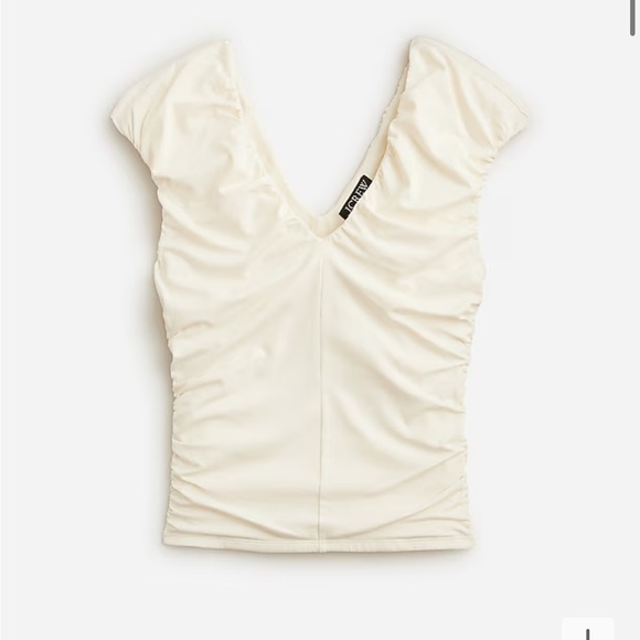 Ruched V-neck top - Picture 4 of 4